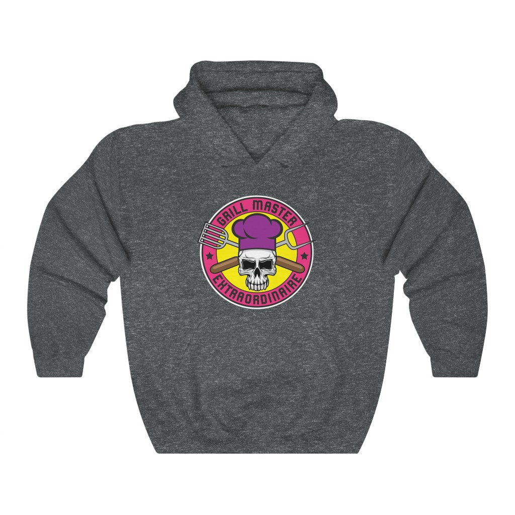 Grill Master Heavy Blend™ Hooded Sweatshirt - Pink Design