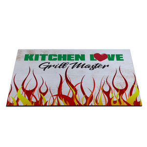 Kitchen Love Grill Master Rubber Floor Mat