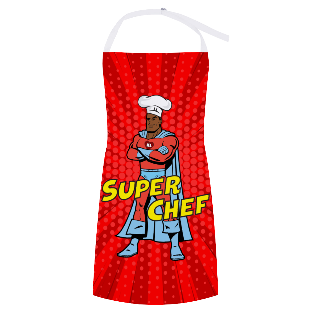 Super Chef Apron M1 Red