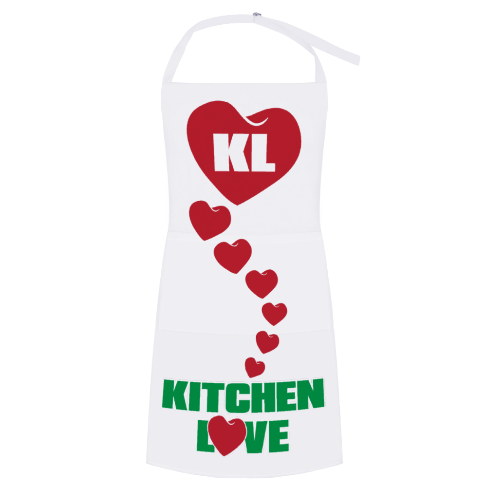 Kitchen Love Hearts Apron