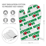 Kitchen Love Insulated Oven Mitt & Pad