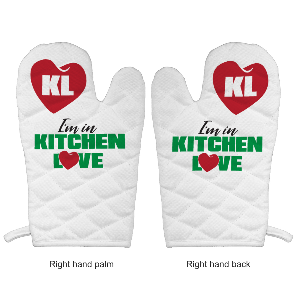 I'm In Kitchen Love Insulated Oven Mitt & Pad