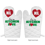 I'm In Kitchen Love Insulated Oven Mitt & Pad
