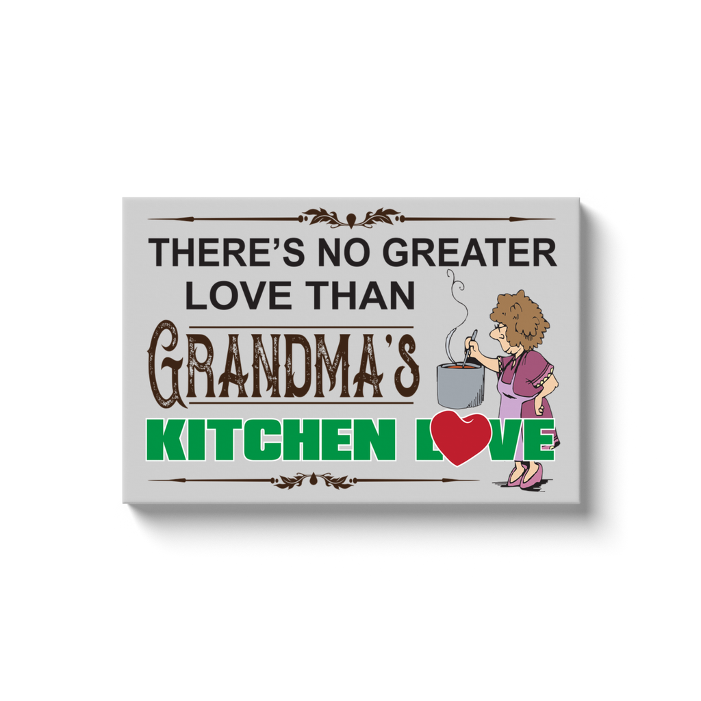 Grandma's Kitchen Love Canvas Wrap