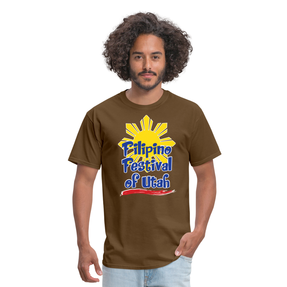 Filipino Festival of Utah T-shirt - brown