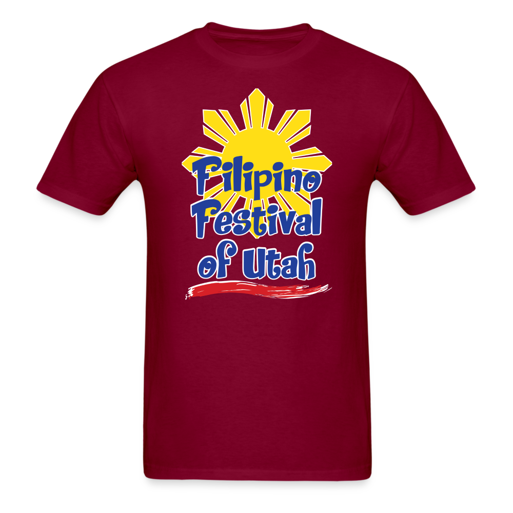 Filipino Festival of Utah T-shirt - burgundy