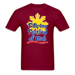Filipino Festival of Utah T-shirt - burgundy