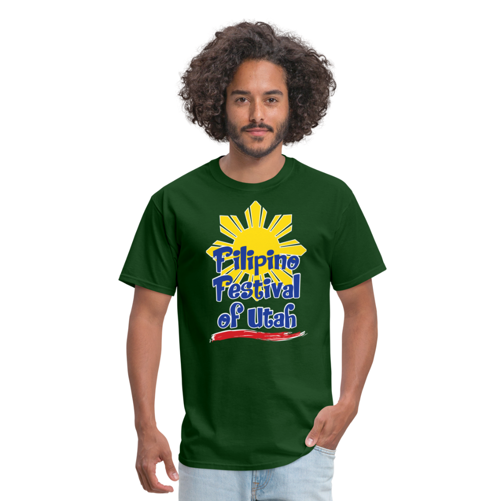 Filipino Festival of Utah T-shirt - forest green