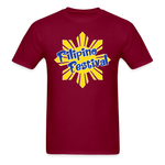 Filipino Festival with Sun - burgundy