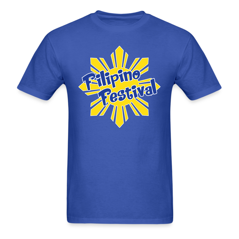 Filipino Festival with Sun - royal blue