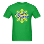 Filipino Festival with Sun - bright green