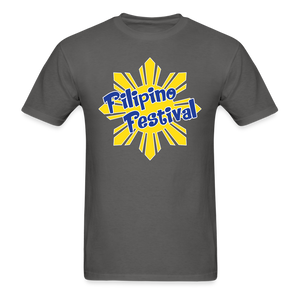 Filipino Festival with Sun - charcoal