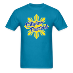 Filipino Festival with Sun - turquoise