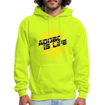 Adobo is Life Hoodie - safety green