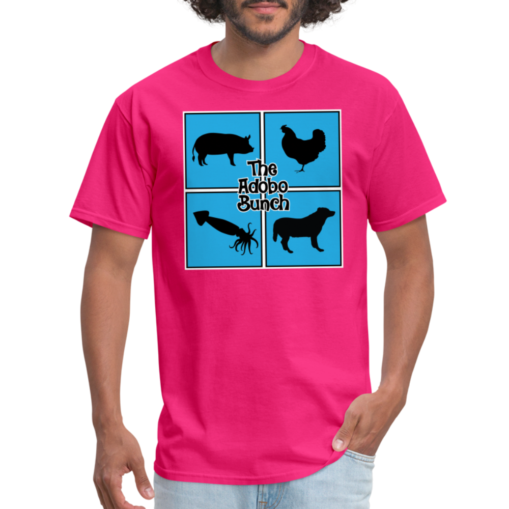 The Adobo Bunch T-shirt - fuchsia