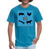 The Adobo Bunch T-shirt - turquoise