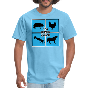 The Adobo Bunch T-shirt - aquatic blue