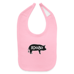 Pork Adobo Baby Bib - light pink