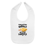 Forget the Bottle, Give me Lumpia Baby Bib - white
