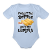 Forget the Bottle Give Me Lumpia Organic Short Sleeve Baby Bodysuit - sky